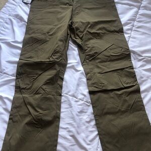 Kuhl Men's Olive/Tan Chinos - Straight Casual Fit